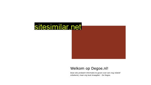 degoe.nl alternative sites