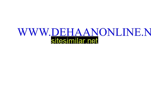 dehaanonline.nl alternative sites