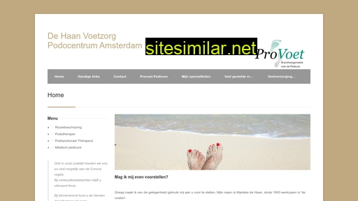 dehaanvoetverzorging.nl alternative sites