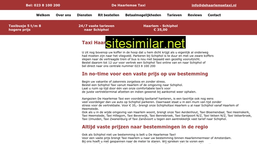 dehaarlemsetaxi.nl alternative sites