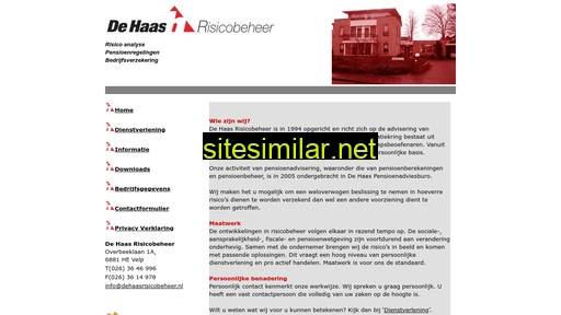 dehaasrisicobeheer.nl alternative sites