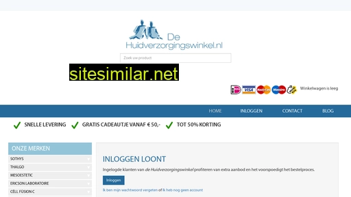 dehuidverzorgingswinkel.nl alternative sites