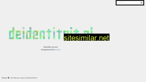 deidentiteit.nl alternative sites