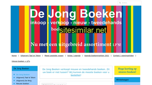 dejongboeken.nl alternative sites