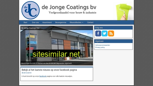 dejongecoatings.nl alternative sites