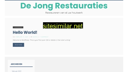 dejongrestauraties.nl alternative sites