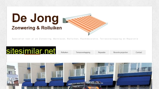 dejongzonwering.nl alternative sites