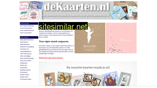 dekaarten.nl alternative sites