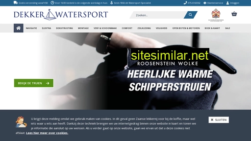 dekkerwatersport.nl alternative sites