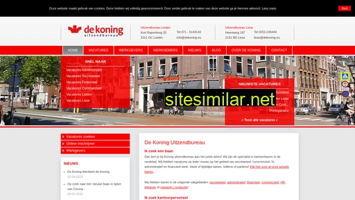 dekoninguitzendbureau.nl alternative sites