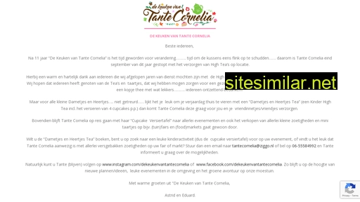 dekeukenvantantecornelia.nl alternative sites