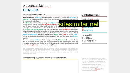 dekkeradvocat.nl alternative sites