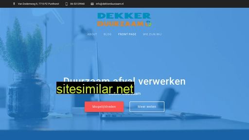 dekkerduurzaam.nl alternative sites