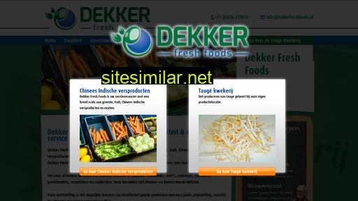 dekkerfreshfoods.nl alternative sites