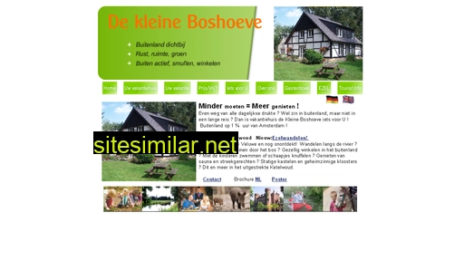 dekleineboshoeve.nl alternative sites