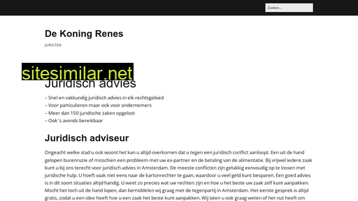dekoning-renes.nl alternative sites