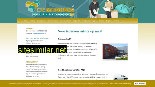 dekoning-selfstorage.nl alternative sites
