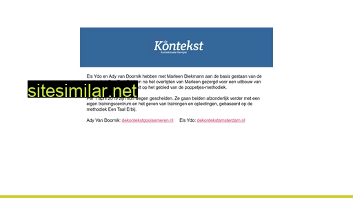 dekontekst.nl alternative sites