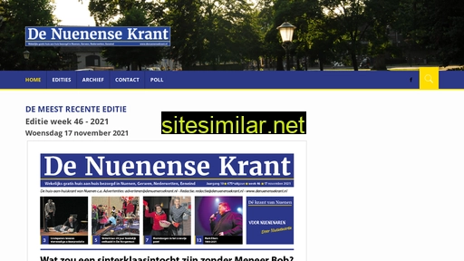 dekrantvannuenen.nl alternative sites