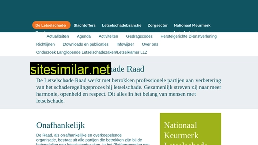 deletselschaderaad.nl alternative sites