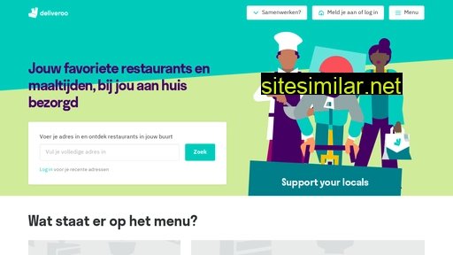 deliveroo.nl alternative sites