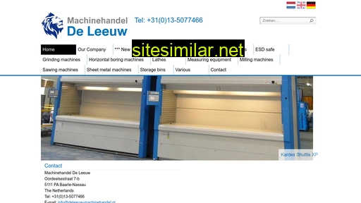 deleeuw-machinehandel.nl alternative sites