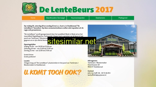 delentebeurs.nl alternative sites