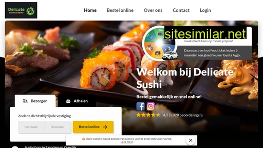 delicatesushibento.nl alternative sites