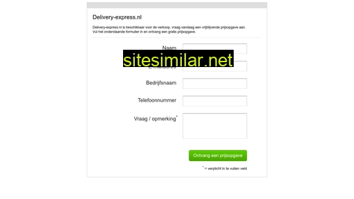 delivery-express.nl alternative sites