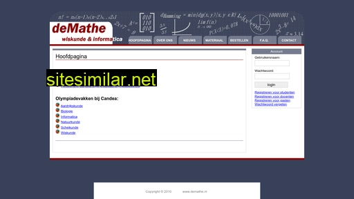 demathe.nl alternative sites