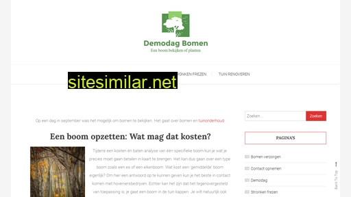 demodagbomen.nl alternative sites
