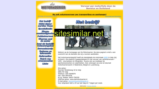 demotorkoerier.nl alternative sites