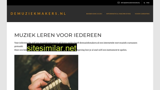 demuziekmakers.nl alternative sites