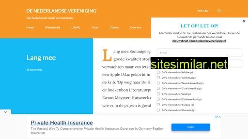 denederlandsevereniging.nl alternative sites