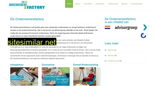 deondernemersfactory.nl alternative sites