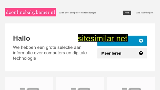deonlinebabykamer.nl alternative sites
