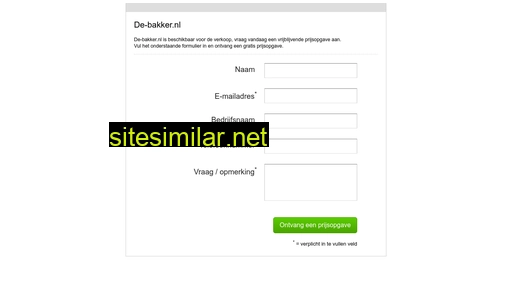 de-bakker.nl alternative sites