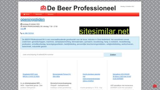 de-beer.nl alternative sites