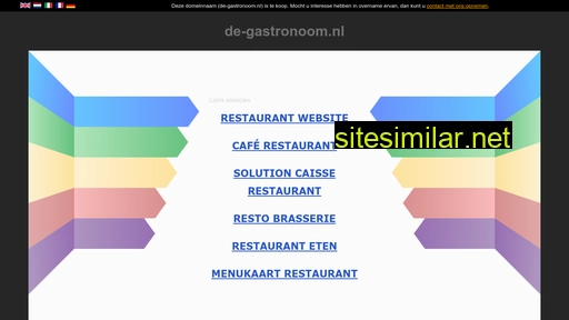 de-gastronoom.nl alternative sites