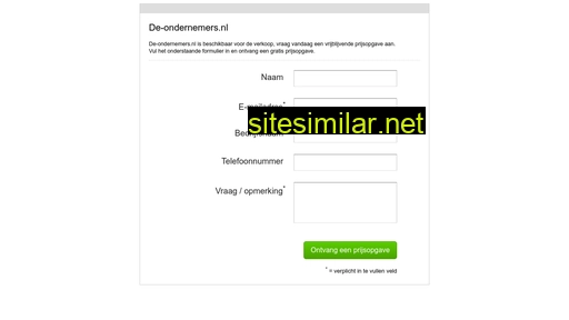 de-ondernemers.nl alternative sites