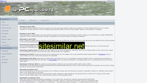 de-pcspecialist.nl alternative sites
