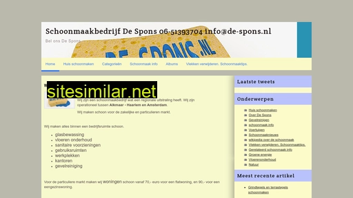 de-spons.nl alternative sites
