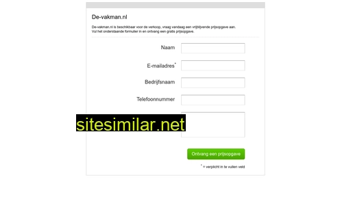 de-vakman.nl alternative sites