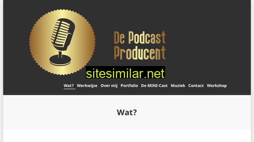 depodcastproducent.nl alternative sites