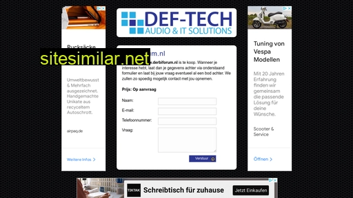 derbiforum.nl alternative sites