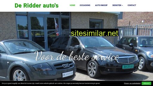 deridderautos.nl alternative sites