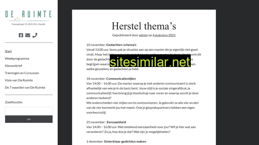 deruimte55.nl alternative sites