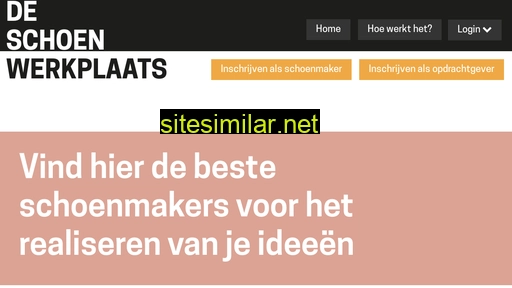 deschoenwerkplaats.nl alternative sites