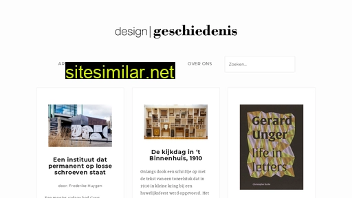 designhistory.nl alternative sites
