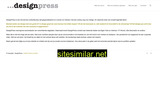 designpress.nl alternative sites